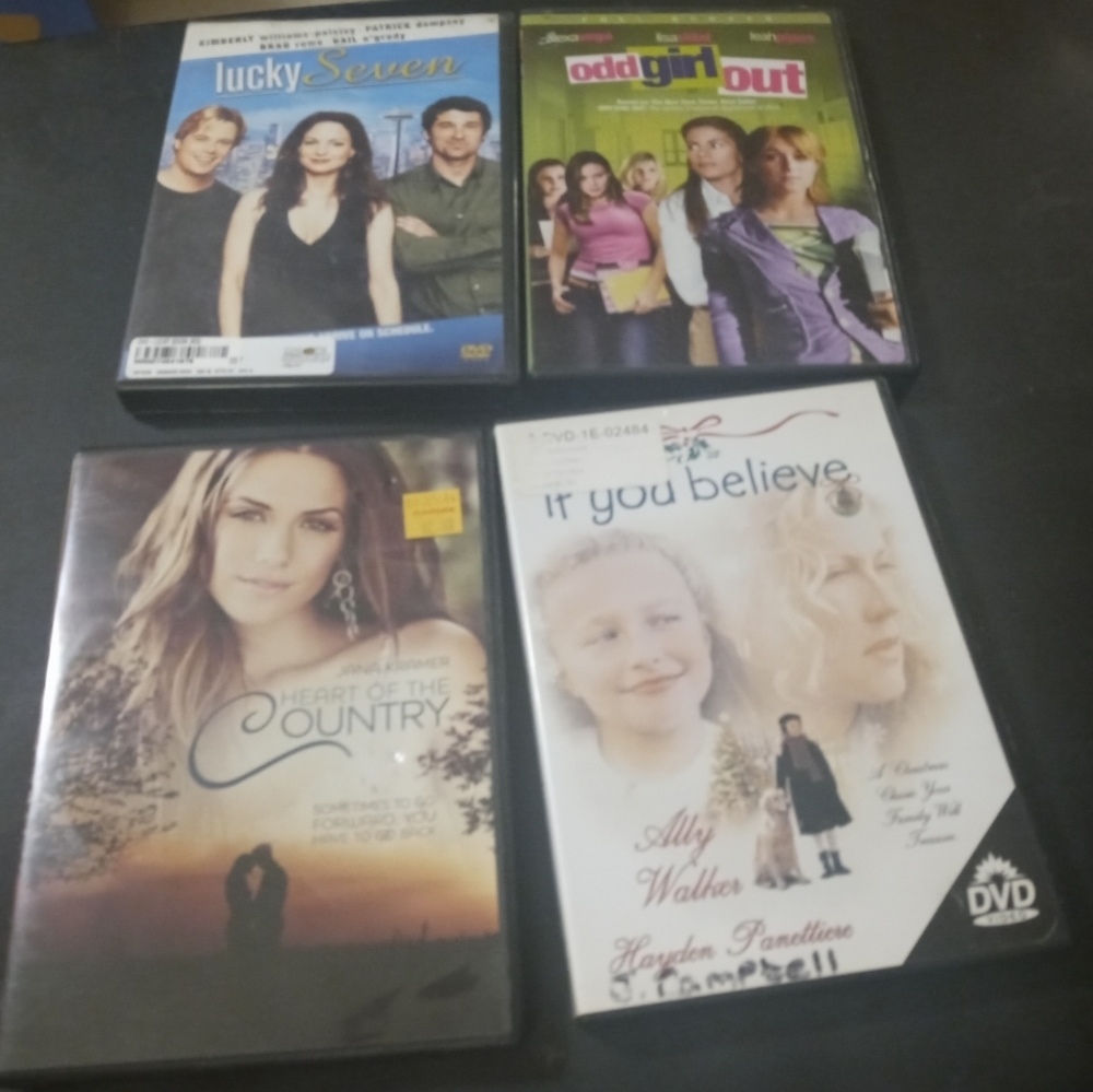 4 dvd movie bundle
